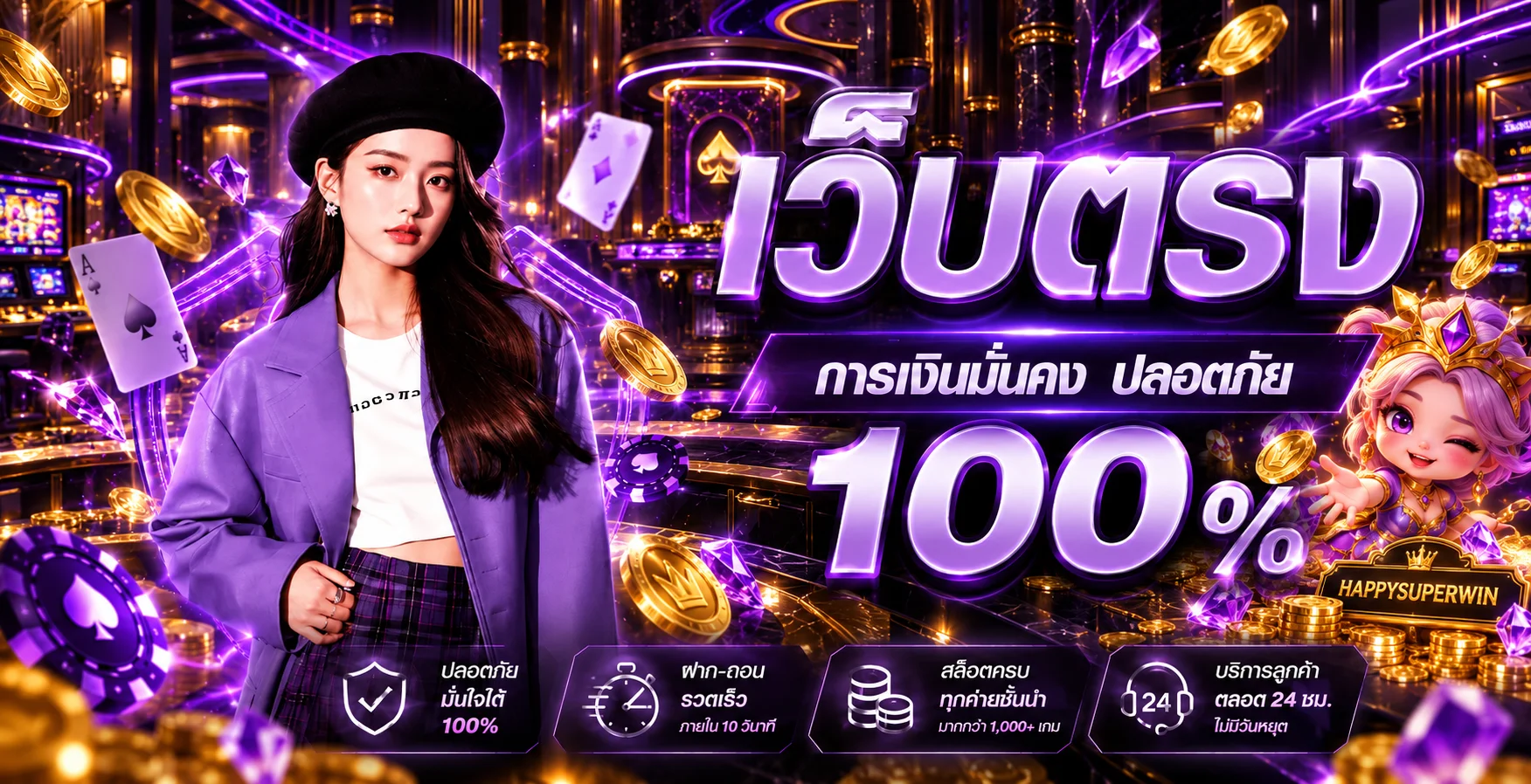 ระบบรักษาความปลอดภัยของ HAPPYSUPERWIN เว็บตรง
